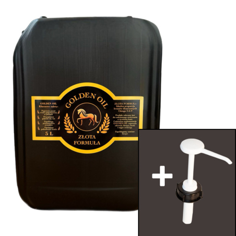 Golden Oil - Złota formuła Omega 3-6-9 - 10L z pompką dozującą Golden Oil - Złota formuła Omega 3-6-9 - 10L z pompką dozującą