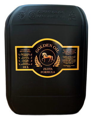 Golden Oil - Złota formuła Omega 3-6-9 - 10L z pompką dozującą